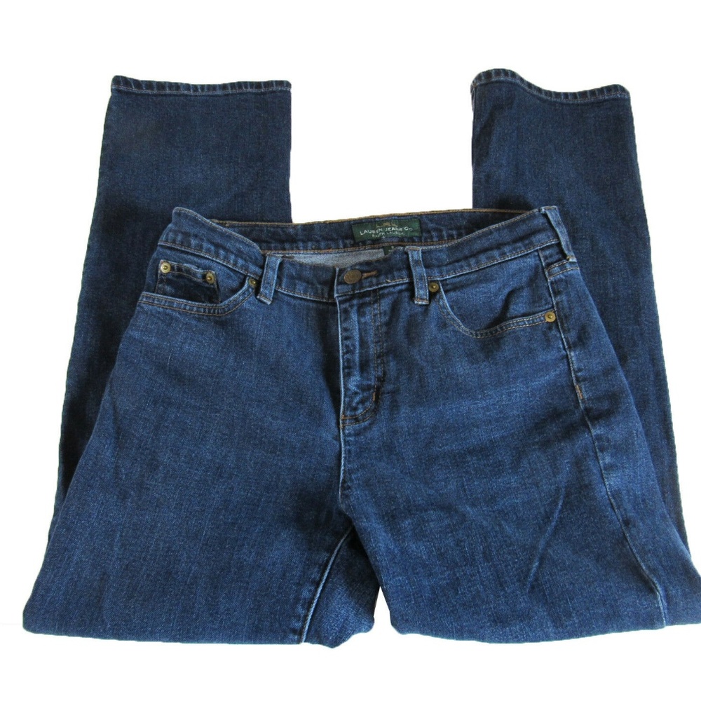 LRL Ralph Lauren Jeans Straight Dark Wash Size 8